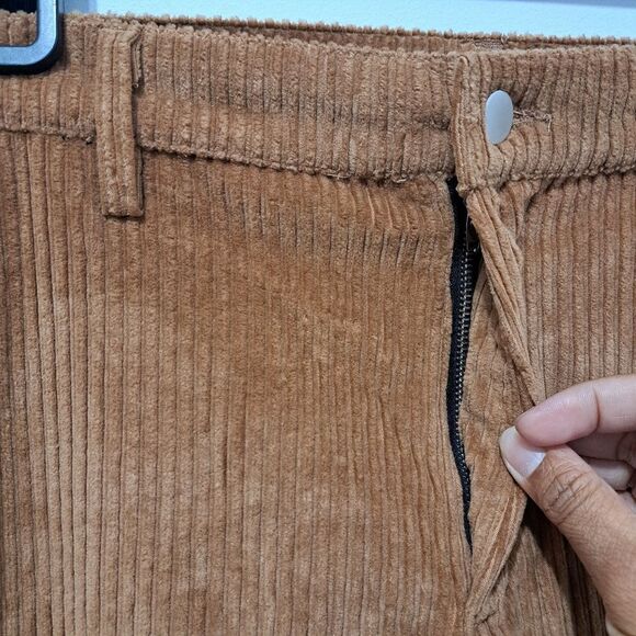 Netflix Stranger Things X Pacsun Casual Corduroy Pants Size 34 Brown NWT - Picture 11 of 15